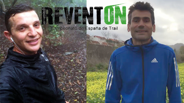 160408 Matías y Javier en el Reventón Trail La Palma 2016