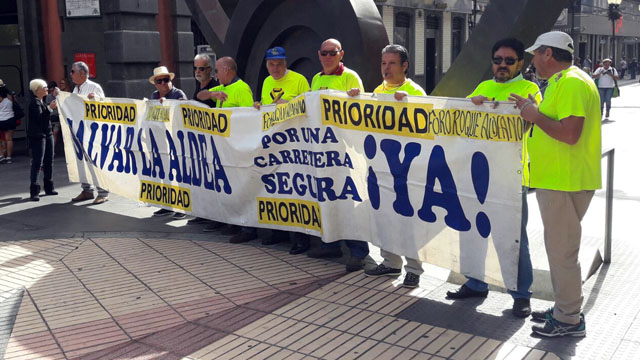 Protestas del Foro Roque Aldeano en Triana